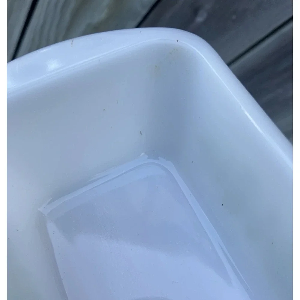 Glasbake vintage milk